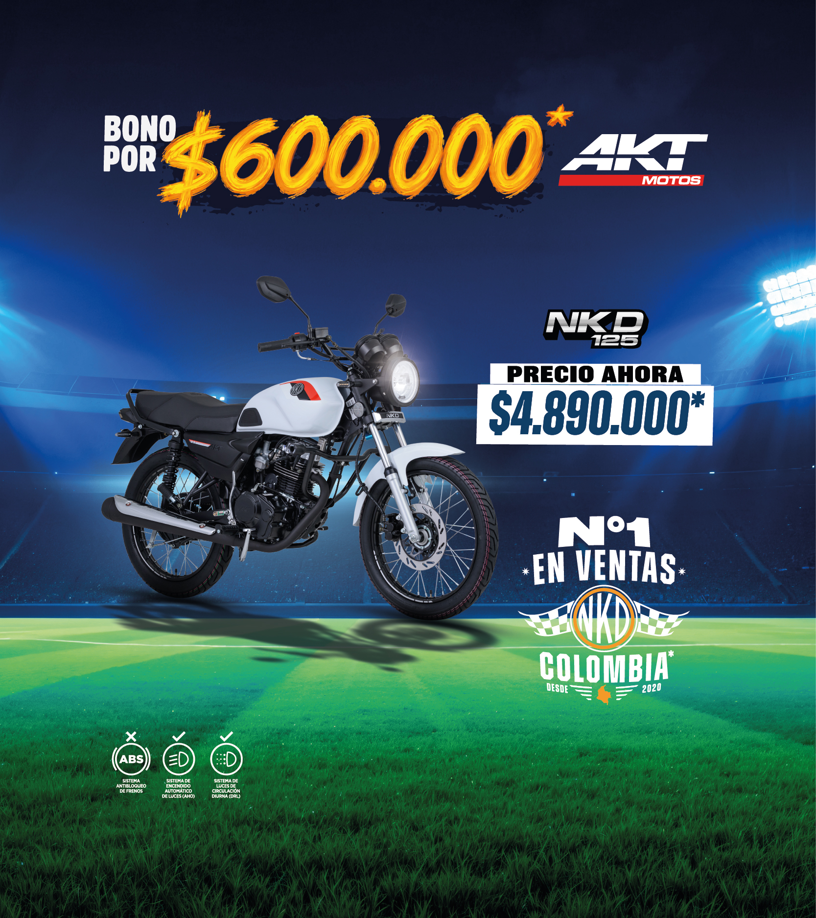 moto azul